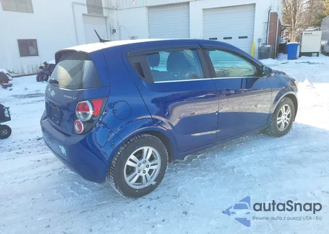 2012 Chevrolet Sonic 2Lt z USA, uszkodzony, nr VIN 1G1JC6SH1C4229116